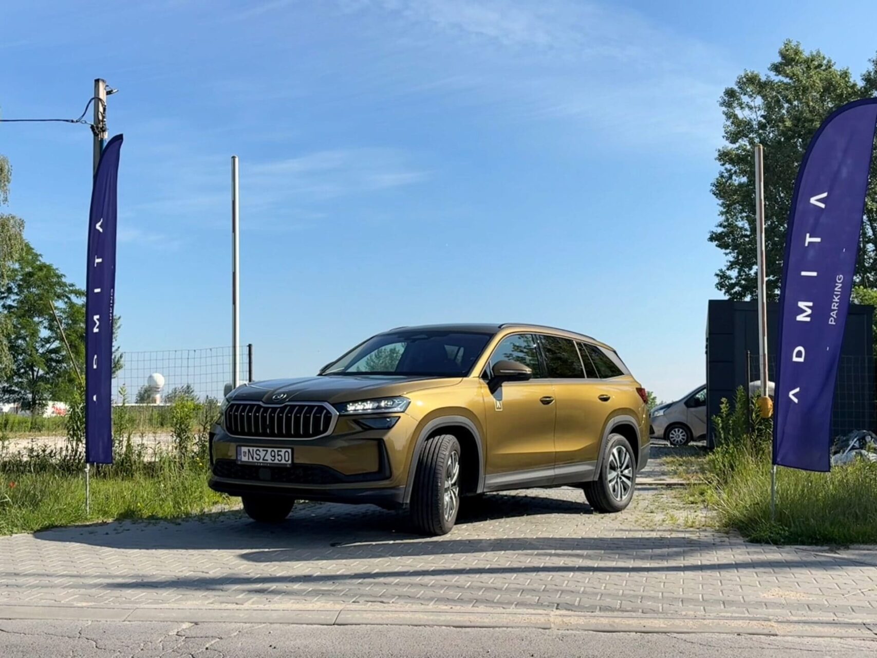Škoda Kodiaq at the ADMITA car Parking lot in Warsaw